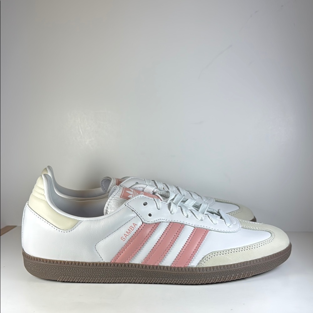 Adidas Samba OG White Wonder Mauve Women’s Size 11 Sneakers